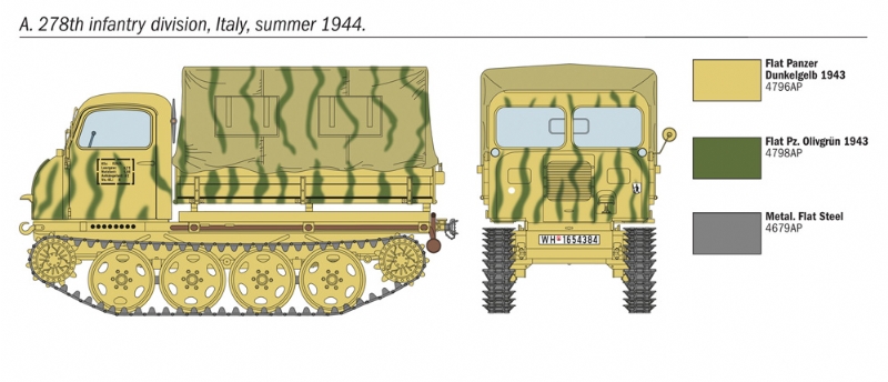 6549ИТ STEYR RSO/01 with GERMAN SOLDIERS (10013160/241120/0671781, ИТАЛИЯ ) Italeri