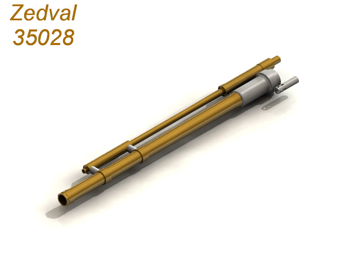 35028 100 мм ствол 2А70 и 30 мм ствол 2А72 для БМП-3