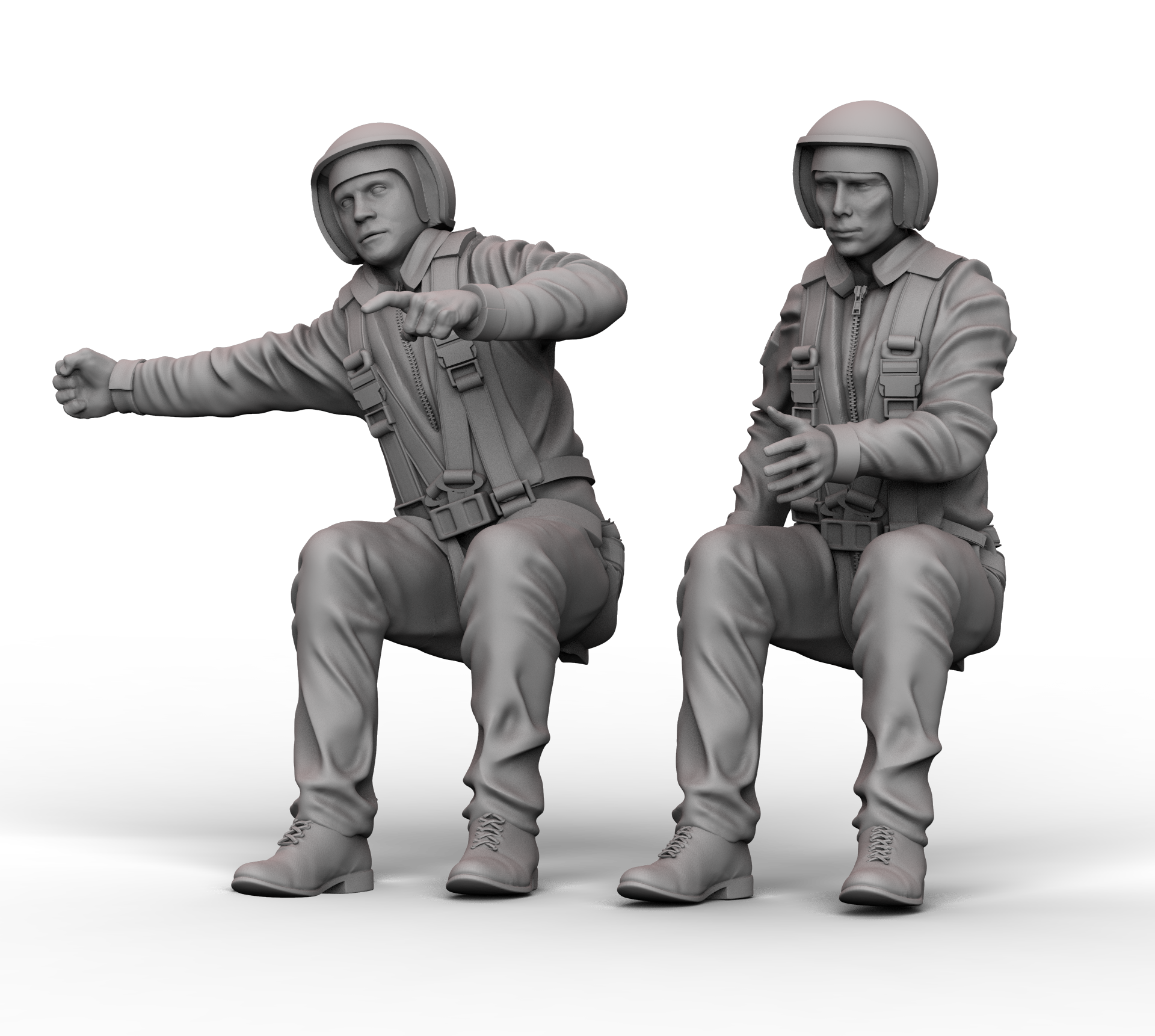 AM4882 Пилоты МИ-24П набор №3