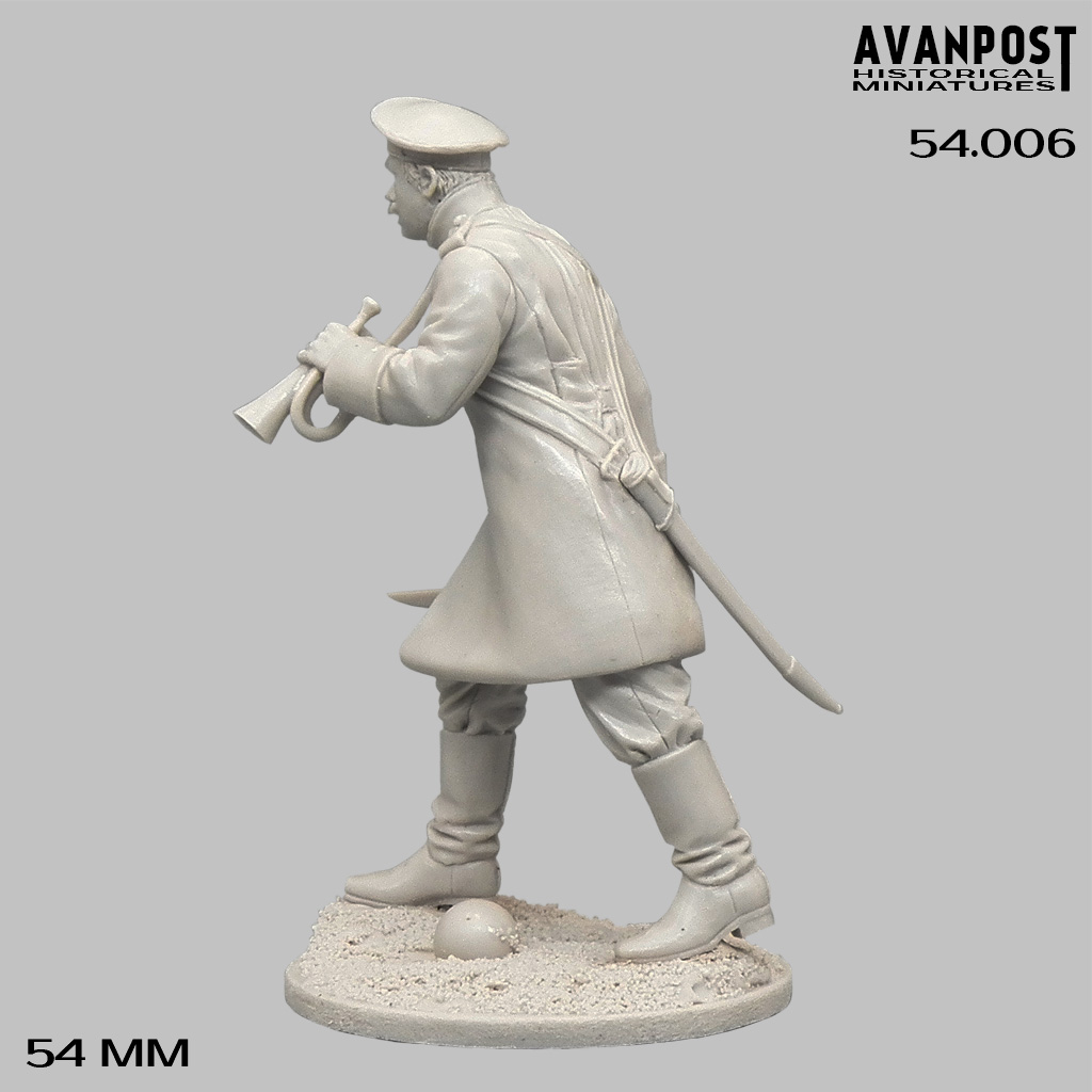 54.006АП Русский горнист гренадерской роты, 1855 Аванпост
