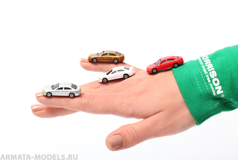 020AM002  Модели авто. М1:150. Цветные. Набор 10 шт.