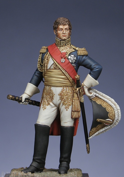 MJDS(MM107) Фигура  Marechal Soult Colonel General Des Chasseurs  A Pied De La Garde Metal Modeles
