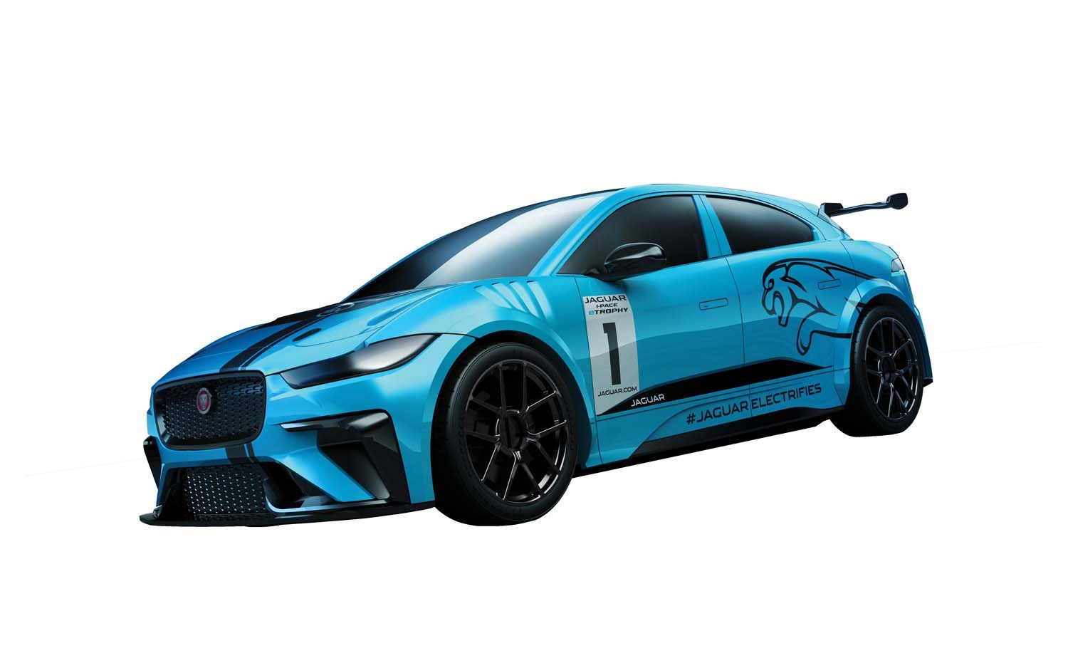 J6033 Сборная модель автомобиля QUICKBUILD Jaguar I-PACE eTROPHY Airfix