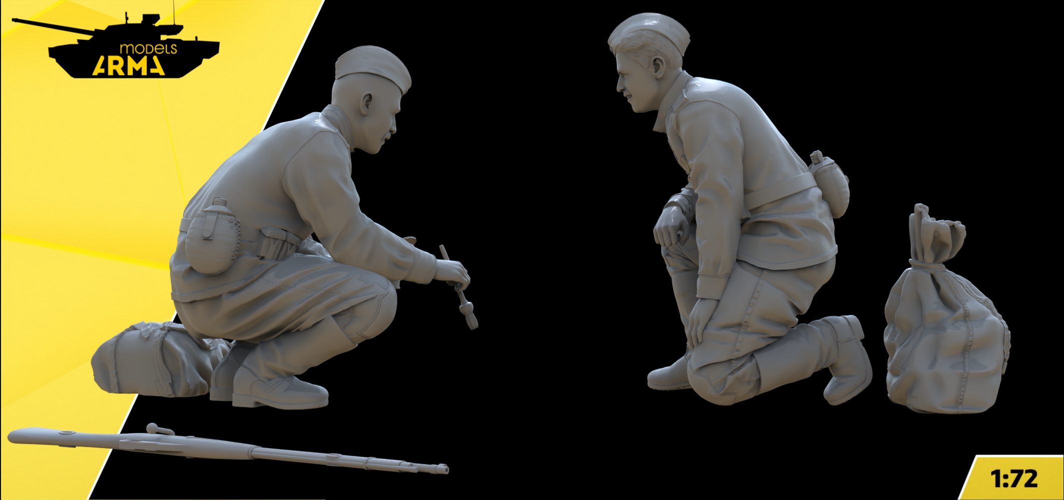 AM72489 Фигуры “подарок Гитлеру” 2 шт. Arma Models