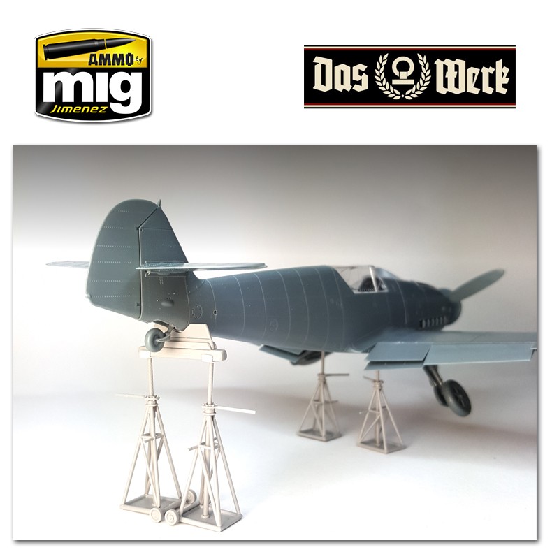 DW48002 Набор опор и стоек Luftwaffe Jack Stand Set with Saw Horses - Ex