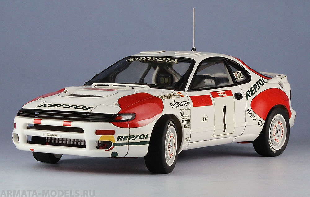 20291  Автомобиль TOYOTA CELICA TURBO 4WD 1992 TOUR DE CORSE Hasegawa