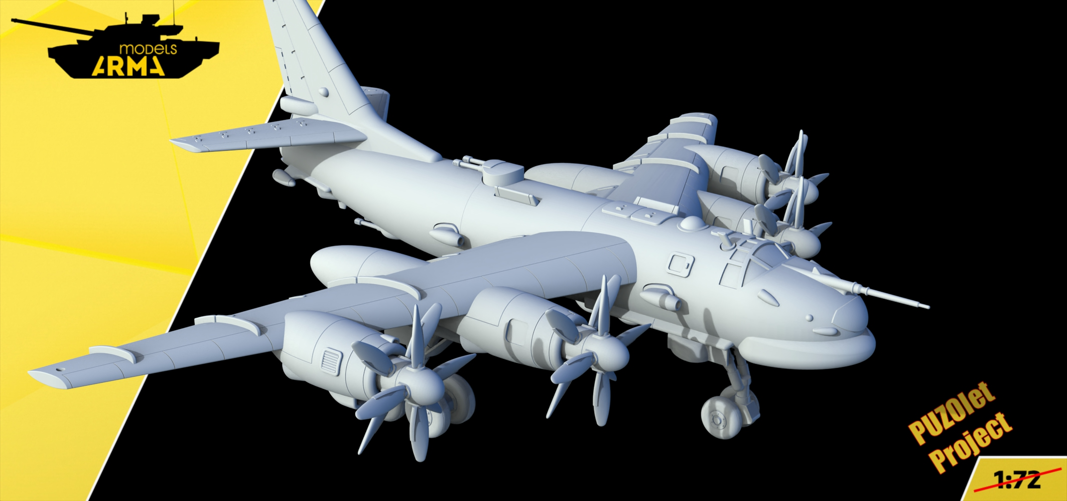 AM0016 Советский бомбардировщик «Мишка» 95 Arma Models