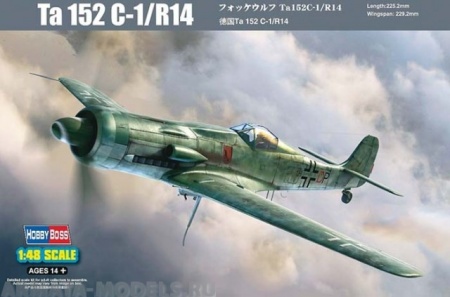 81703 Самолет Ta-152 C-1/R14 Hobby Boss