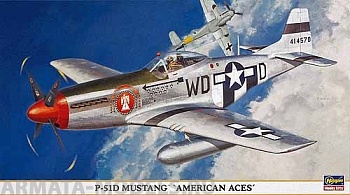 09779 Самолет P-51D MUSTANG AMERICAN ACES