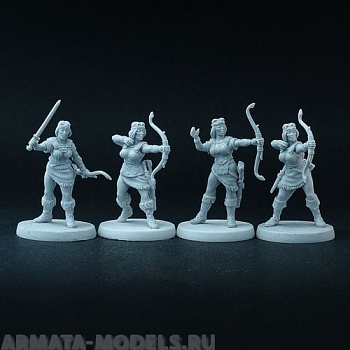 BV-sa-11 Игровая миниатюра  Spear Ladies (4 models) Копье дамы (4 модели)