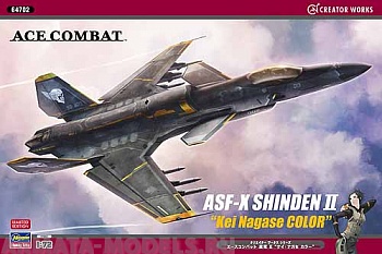 64702 Истребитель ACE COMBAT ASF-X SHINDEN II Kei Nagase COLOR (HASEGAWA) 1/72