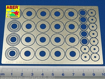 ABR-24-015  Дополнения для  Standard slotted discs brakes dia. 14mm  для  1/24