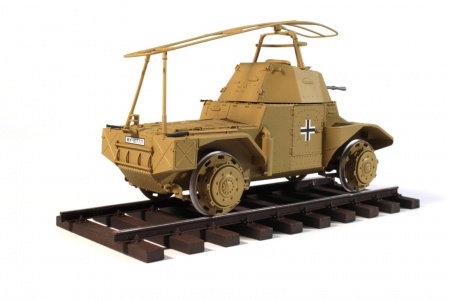 35376 Panzerspähwagen P 204 (f) железнодорожный, Германский бронеавтомобиль ІІ МВ ICM