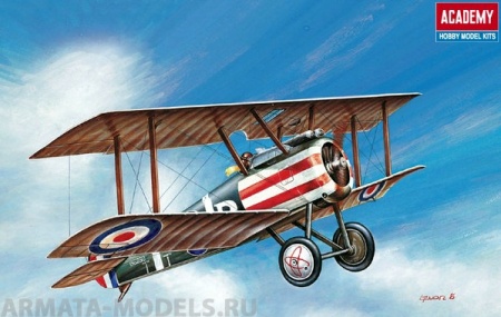 12447 Самолет  SOPWITH CAMEL WWI FIGHTER  Academy