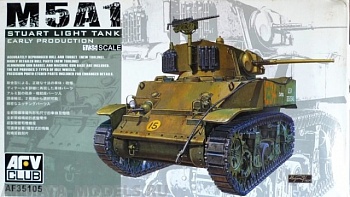 AF35105 Танк M5A1 STUART LIGHT TANK (EARLY)