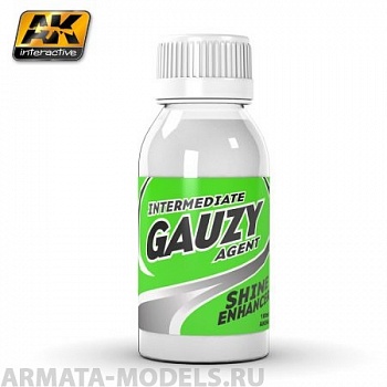 AK894 Лак для глянцевого блеска и прозрачных деталей INTERMEDIATE GAUZY AGENT SHINE ENHANCER