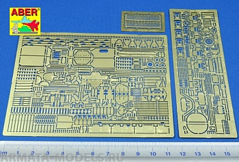 ABR-35-054  Дополнения для  PzKpfw III Ausf.M/N для Revell, Gunze Sangyo 1/35