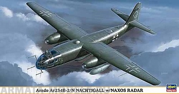 09820 Самолет Arado Ar234B-2/N Nachtigall w/Naxos Radar