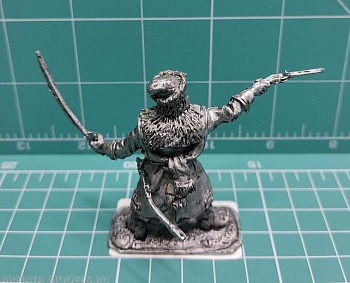 4161ТБ ВИМ, пеший стрелец  - сотник, стреляющий из пистолета