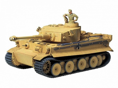35227T Tанк Tiger I ранняя версия с одной фигурой Tamiya