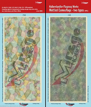 D0001 Декаль Halberstadt CLII