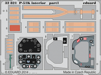 32821ED  P-51K interior S.A. (for Dragon kit) 1/32