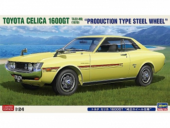 20265 Автомобиль TOYOTA CELICA 1600GT “PRODUCTION TYPE STEEL WHEEL” (HASEGAWA) 1/24