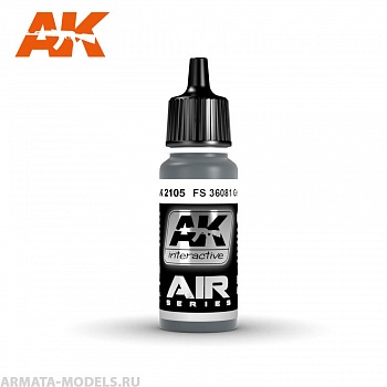 AK2105 Акриловая краска Grey (FS 36081) 17ml