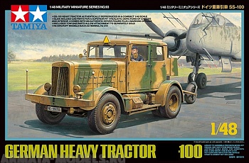 32593 немецкий тягач Heavy Tractor SS-100 с фигурой водителя.