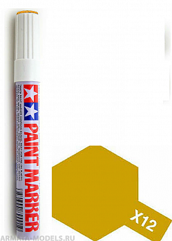 89012T Х-12 Маркер с эмал.глянцевой краской по пластику,металлу,дереву,стеклу