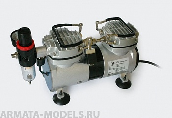1205J Компрессор 1205, с регулятором давления, автоматика, два режима работы, два цилиндра