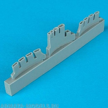 QB32020  Fw 190 A-8 exhaust kit for Hasegawa 1/32