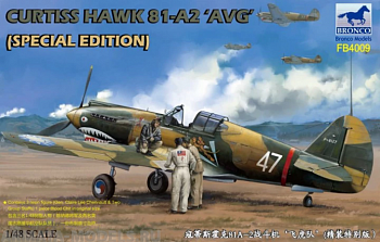 FB4009 Самолёт Curtiss Hawk 81-A2 AVG (Bronco Models) 1/48