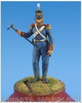 CMOS-54001. Британский канонир королевской артиллерии, 1854-56 гг. 54 мм.  Материал - смола.