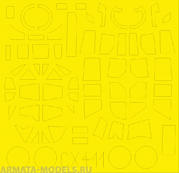 CX411ED Окрасочная маска Do 17Z 1/72