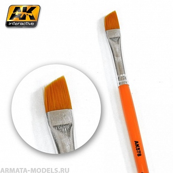 AK578 Кисть художественная WEATHERING BRUSH DIAGONAL