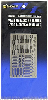R7068 Набор фототравления для  WWII U.S. Navy Extra Ladders