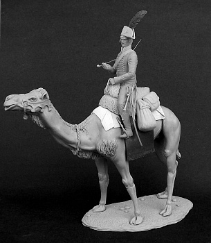 CHM-54169. Рядовой полка Дромадеров, Франция 1800-01 гг. 54 мм. Материал - смола.