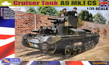 35GM0004 Танк Cruiser Tank Mk. I CS A9 Mk. 1CS (GECKO MODELS) 1/35
