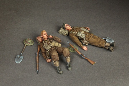 3616SOGA British infantrymans at rest. SOGA Miniatures