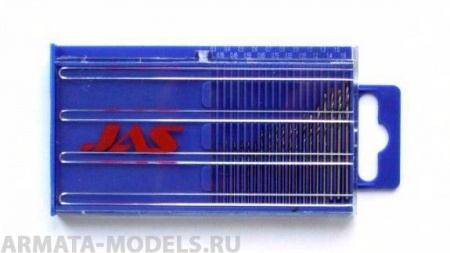 4273J Мини-сверла, диаметр 0,3-1,6 мм, набор, 20 шт, HSS 4341, нет покрытия