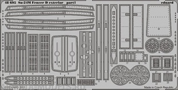 48695 Фототравление Su-24M Fencer D exterior