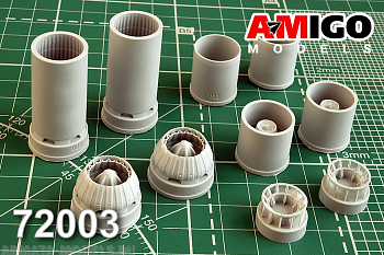 АМG72003 Реактивное сопло двигателя РД7М самолета Ту-22K  для Trumpeter (Advanced Modeling) 1/72