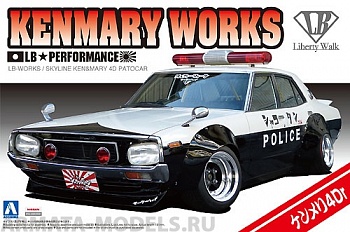 01068 Nissan Skyline LB Ken Mary Works 4Dr Patrol Car
