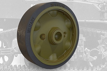 35004FURY Штампованные катки для US light tank M5A1/M8 HMC stamped roadwheels set B