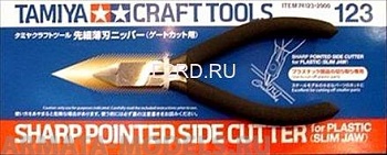 74123T Кусачки-бокорезы для пластика (Sharp Pointed) с винил. ручками