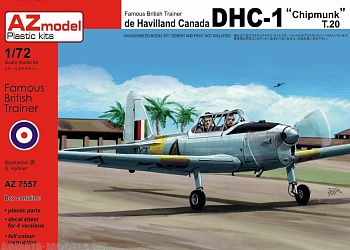AZ7557 Сборная модель самолета DHC-1 Chipmunk T.20