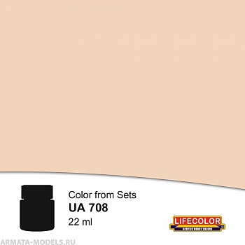 UA708 Краска акриловая FLESH 1° LIGHT