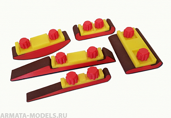 WIM-SHK-01 Фигурные шкурники мини, набор 5 шт.