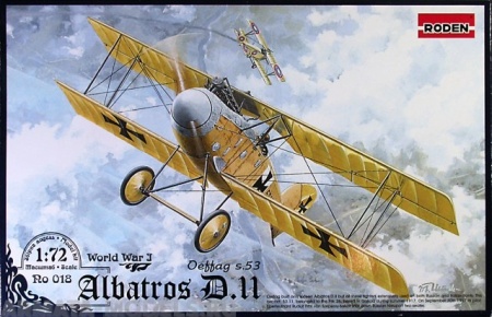 Rod018 Самолет ALBATROS D.II Roden